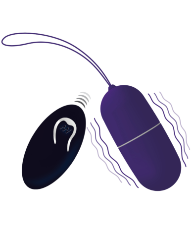 INTENSE - OEUF VIBRANT FLIPPY I AVEC TÉLÉCOMMANDE VIOLET