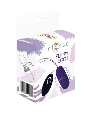INTENSE - OEUF VIBRANT FLIPPY I AVEC TÉLÉCOMMANDE VIOLET