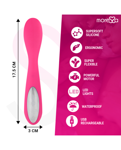 MORESSA - DRUSO RECHARGEABLE EN SILICONE PREMIUM