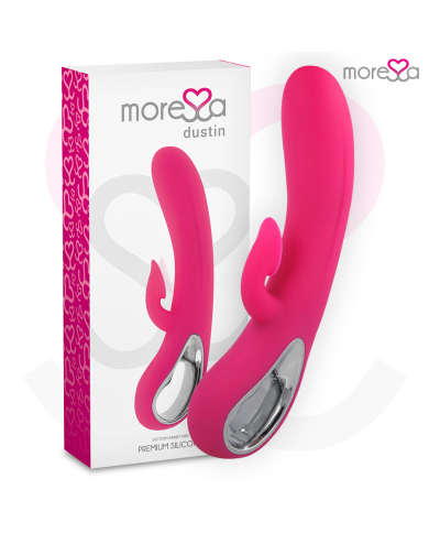 MORESSA - DUSTIN ASPIRATION CLITORIDIENNE ET VIBRATIONS PUISSANTES SILICONE PREMIUM RECHARGEABLE