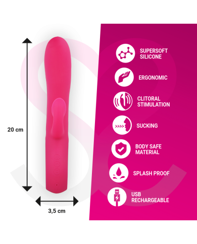 MORESSA - DUSTIN ASPIRATION CLITORIDIENNE ET VIBRATIONS PUISSANTES SILICONE PREMIUM RECHARGEABLE