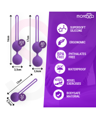 MORESSA - OSIAN SET PREMIUM SILICONE LILAS