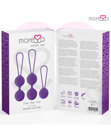 MORESSA - OSIAN SET PREMIUM SILICONE LILAS