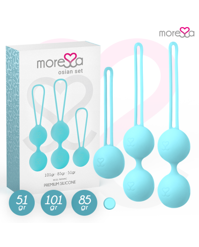 MORESSA - ENSEMBLE OSIAN SILICONE TURQUOISE PREMIUM