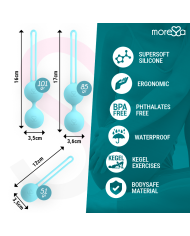 MORESSA - ENSEMBLE OSIAN SILICONE TURQUOISE PREMIUM