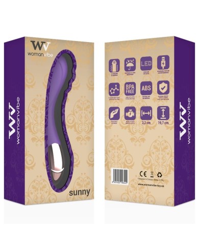 WOMANVIBE - VIBRATEUR RECHARGEABLE EN SILICONE SUNNY
