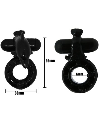 BAILE - ANNEAU DOUX AVEC STIMULATEUR CLITORIS DOLPHIN
