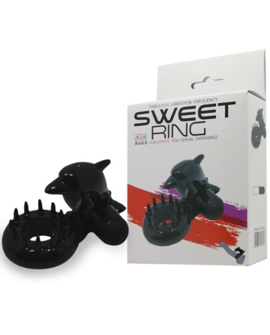 BAILE - ANNEAU DOUX AVEC STIMULATEUR CLITORIS DOLPHIN