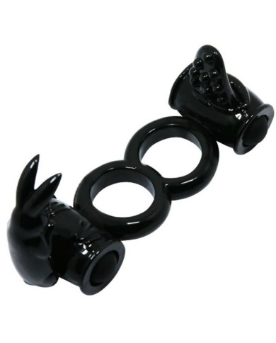 BAILE - SWEET RING DOUBLE ANNEAU AVEC DOUBLE LAPIN
