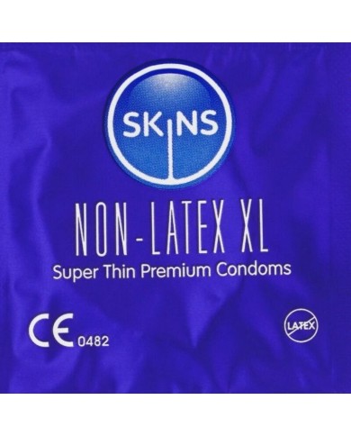SKINS - PRÉSERVATIFS SANS LATEX, PAQUET DE 4, FORMAT XL