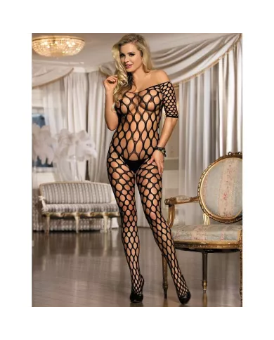 SUBBLIME - 951719 BODYSTOCKING RÉSEILLE ÉPAULES OUVERTES NOIR TAILLE UNIQUE