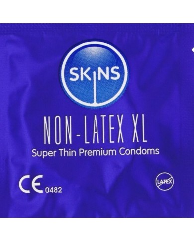 SKINS - PRÉSERVATIFS SANS LATEX PAQUET DE 4, FORMAT XL