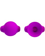 PRETTY LOVE - STIMULATEURS DE NIPPLE 12 MODES VIBRATION LILAS