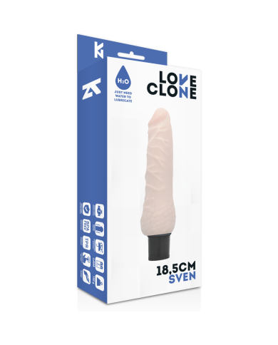 LOVECLONE - VIBRATEUR AUTOLUBRIFIANT SVEN 18.5 CM -O- 3.3 CM