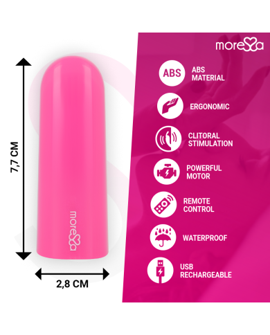 MORESSA - NIX VIBRATEUR TÉLÉCOMMANDE ROSE