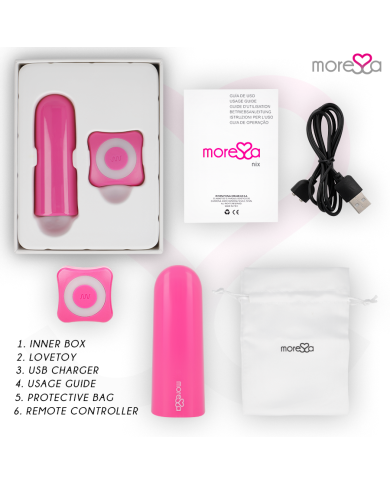 MORESSA - NIX VIBRATEUR TÉLÉCOMMANDE ROSE
