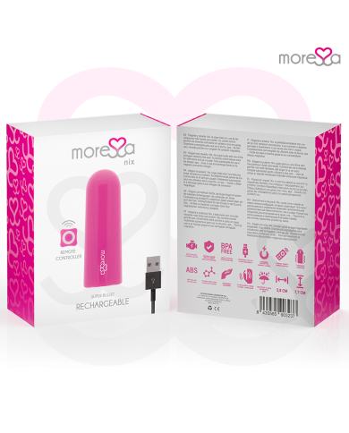 MORESSA - NIX VIBRATEUR TÉLÉCOMMANDE ROSE