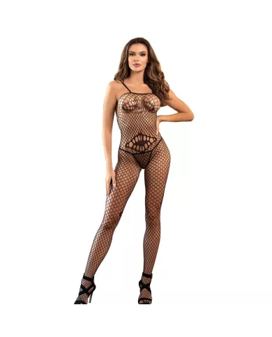 SUBBLIME - 952112 BODYSTOCKING RESILLE AVEC DETAILS SUR LA POITRINE ET LE VENTRE NOIR TAILLE UNIQUE SUBBLIME - 952112 BODYSTOCKING RESILLE AVEC DETAILS SUR LA POITRINE ET LE VENTRE NOIR TAILLE UNIQUE