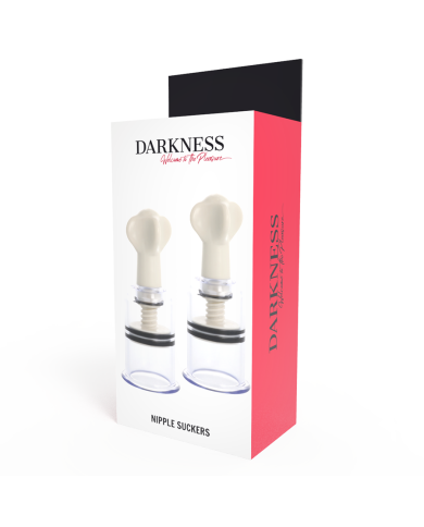 DARKNESS - ASPIRATEUR DE TÉTONS TRANSPARENT 3,1 CM DE DIAMÈTRE
