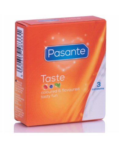 PASANTE - PRÉSERVATIFS SAVEURS 3 UNITÉS