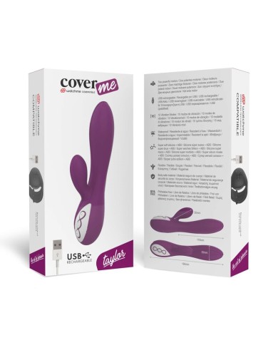 COVERME - TAYLOR VIBROMASSEUR + TÉLÉCOMMANDE WATCHME