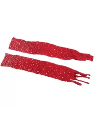 SUBBLIME - 952181 BODYSTOCKING RESILLE AVEC GANTS ET DIAMANTS ROUGE TAILLE UNIQUE SUBBLIME - 952181 BODYSTOCKING RESILLE AVEC GANTS ET DIAMANTS ROUGE TAILLE UNIQUE