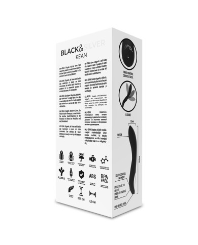 BLACK&SILVER - COMMANDE TACTILE DU VIBRATEUR KEAN