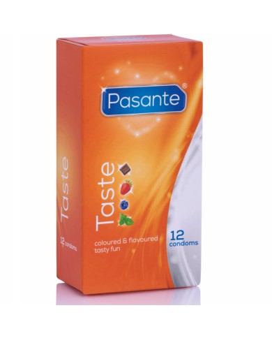 PASANTE - PAR PRÉSERVATIFS SAVEURS 12 UNITÉS