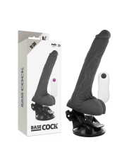 BASECOCK - VIBRATEUR NATUREL RÉALISTE TÉLÉCOMMANDE 19 CM -O- 4 CM