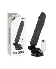 BASECOCK - VIBRATEUR RÉALISTE TÉLÉCOMMANDE NATUREL 20 CM -O- 4 CM