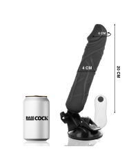 BASECOCK - VIBRATEUR RÉALISTE TÉLÉCOMMANDE NATUREL 20 CM -O- 4 CM