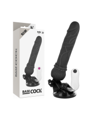 BASECOCK - VIBRATEUR TÉLÉCOMMANDE NATUREL RÉALISTE 19.5 CM -O- 4 CM