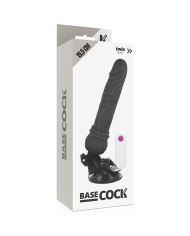 BASECOCK - VIBRATEUR TÉLÉCOMMANDE NATUREL RÉALISTE 19.5 CM -O- 4 CM