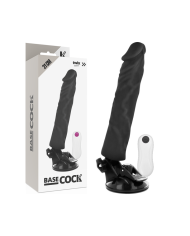 BASECOCK - VIBRATEUR RÉALISTE TÉLÉCOMMANDE NATUREL 21 CM -O- 4 CM