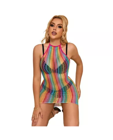 SUBBLIME - 952341 ROBE RÉSEILLE ARC-EN-CIEL TAILLE UNIQUE