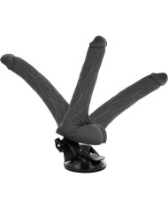 BASECOCK - VIBRATEUR ARTICULABLE TÉLÉCOMMANDE NATUREL 18.5 CM -O- 4 CM