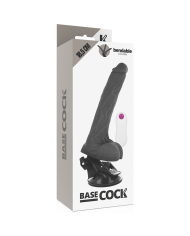 BASECOCK - VIBRATEUR ARTICULABLE TÉLÉCOMMANDE NATUREL 18.5 CM -O- 4 CM