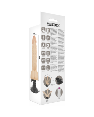 BASECOCK - VIBRATEUR ARTICULABLE TÉLÉCOMMANDE NATUREL 20 CM -O- 4.5 CM