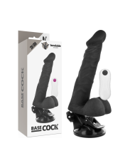 BASECOCK - VIBRATEUR ARTICULABLE TÉLÉCOMMANDE NATUREL 20 CM -O- 4.5 CM