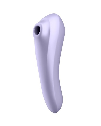 SATISFYER - VIBRATEUR DUAL PLEASURE AIR PULSE MAUVE