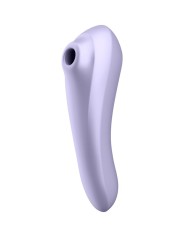 SATISFYER - VIBRATEUR DUAL PLEASURE AIR PULSE MAUVE