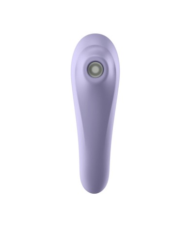 SATISFYER - VIBRATEUR DUAL PLEASURE AIR PULSE MAUVE