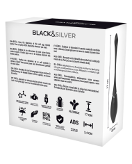 BLACK&SILVER - ŒUF VIBRANT RECHARGEABLE JENELL