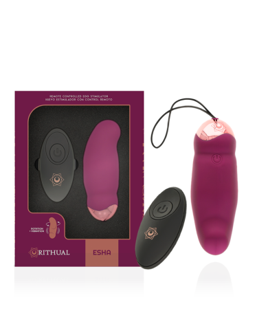 RITHUAL - ESHA EGG SYSTÈME DE TÉLÉCOMMANDE ROTATION + VIBRATION