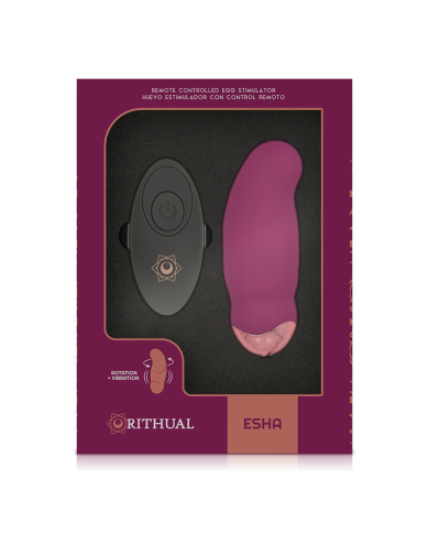 RITHUAL - ESHA EGG SYSTÈME DE TÉLÉCOMMANDE ROTATION + VIBRATION