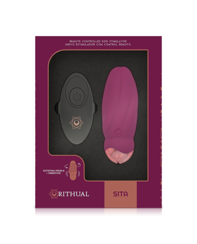 RITHUAL - SITA EGG TÉLÉCOMMANDE ROTATION DES BILLES + VIBRATION