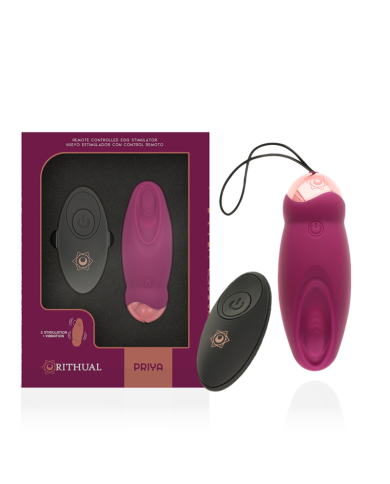 RITHUAL - PRIYA EGG TÉLÉCOMMANDE G-SPOT + VIBRATION