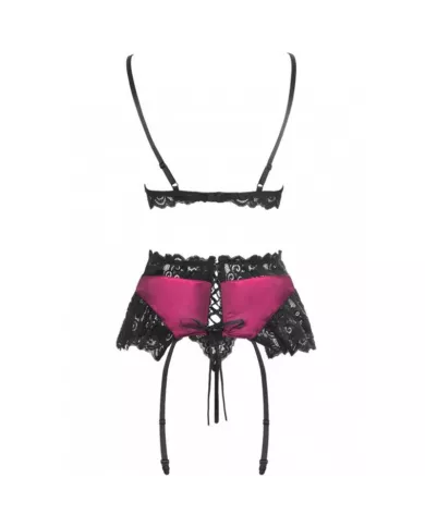 LIVCO CORSETTI FASHION - NAHIR LC 20214 SOUTIEN-GORGE + CULOTTE + PORTE-JARRETELLES L/XL