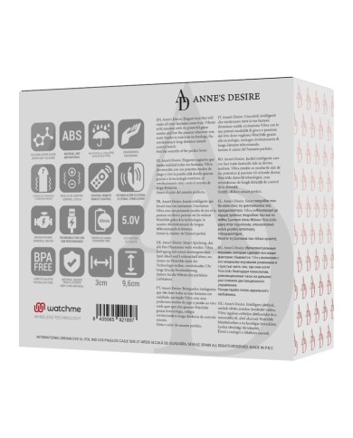 ANNE'S DESIRE - PANTY PLEASURE TECNOLOG A WATCHME NOIR/OR