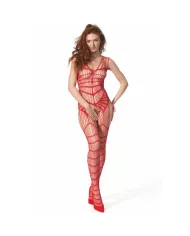 PASSION - BS 102 BODYSTOCKING ROUGE TAILLE UNIQUE PASSION - BS 102 BODYSTOCKING ROUGE TAILLE UNIQUE